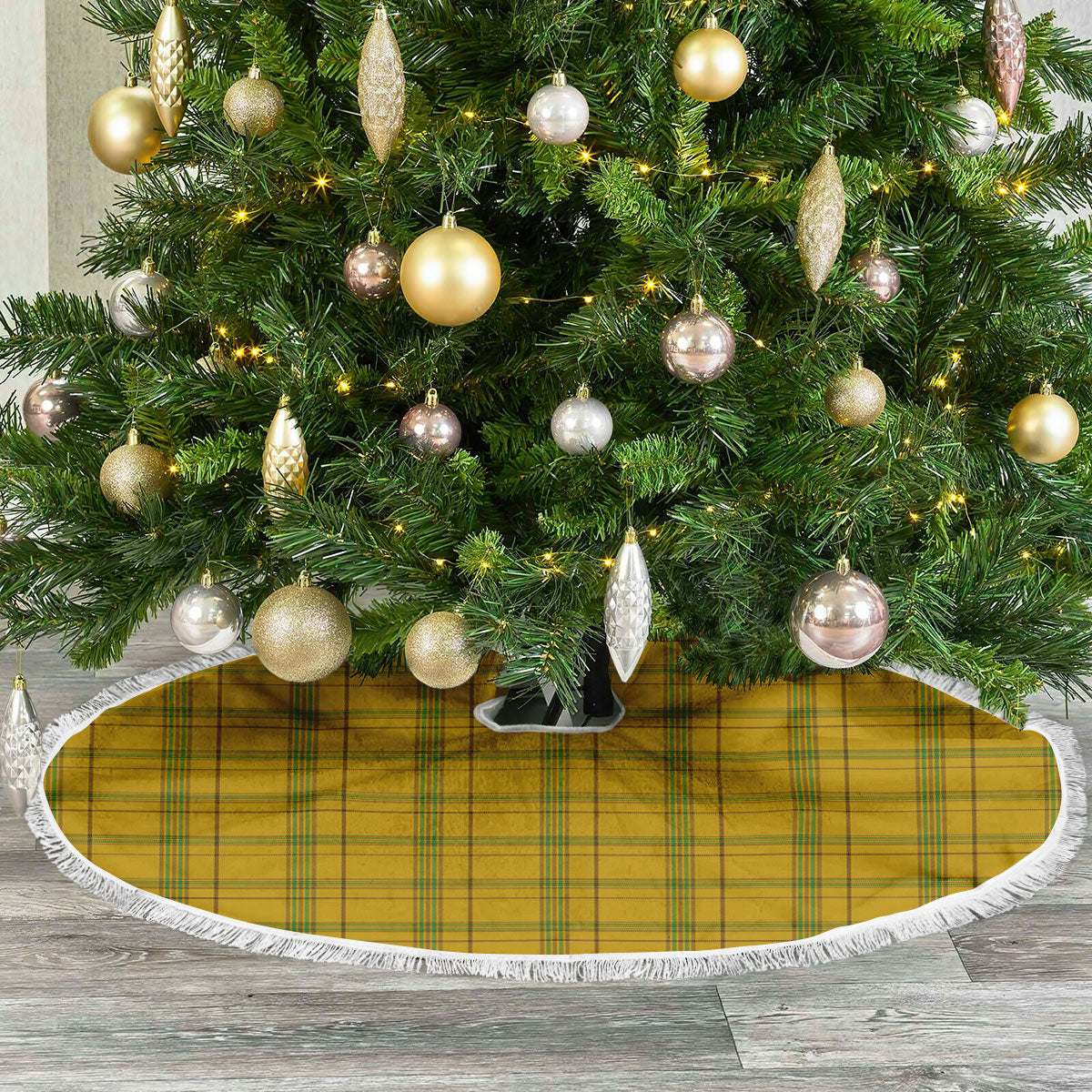 Clan Houston Tartan Christmas Tree Skirt DK49 Houston Tartan Tartan Christmas   