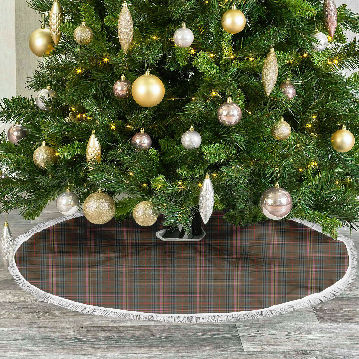 Clan Kennedy Weathered Tartan Christmas Tree Skirt DE86 Kennedy Weathered Tartan Tartan Christmas   