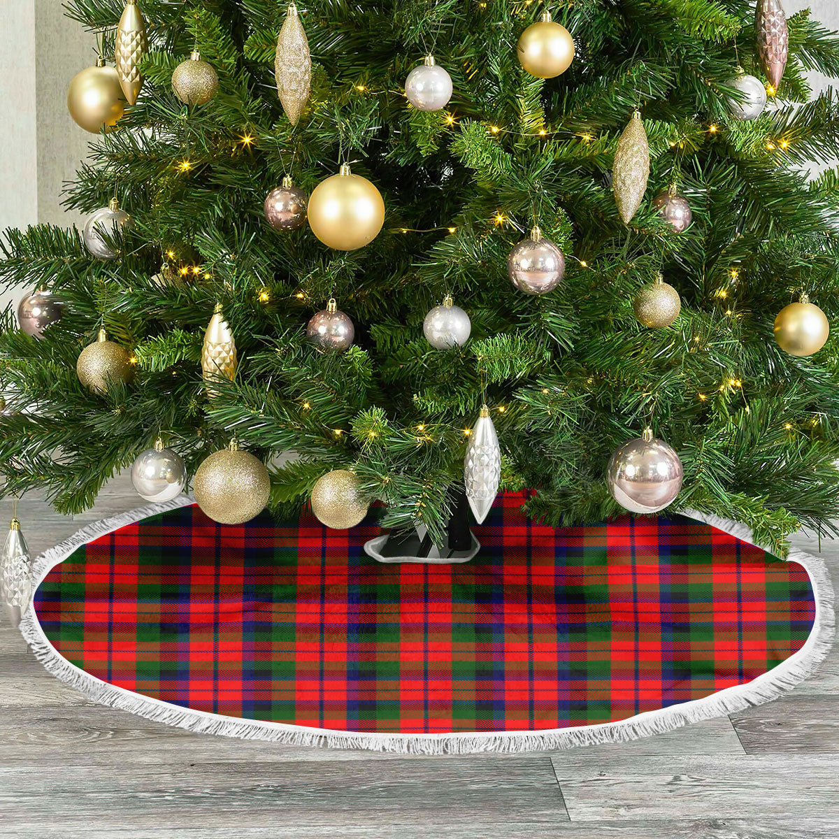 Clan MacNaughton Modern Tartan Christmas Tree Skirt NA87 MacNaughton Modern Tartan Tartan Christmas   