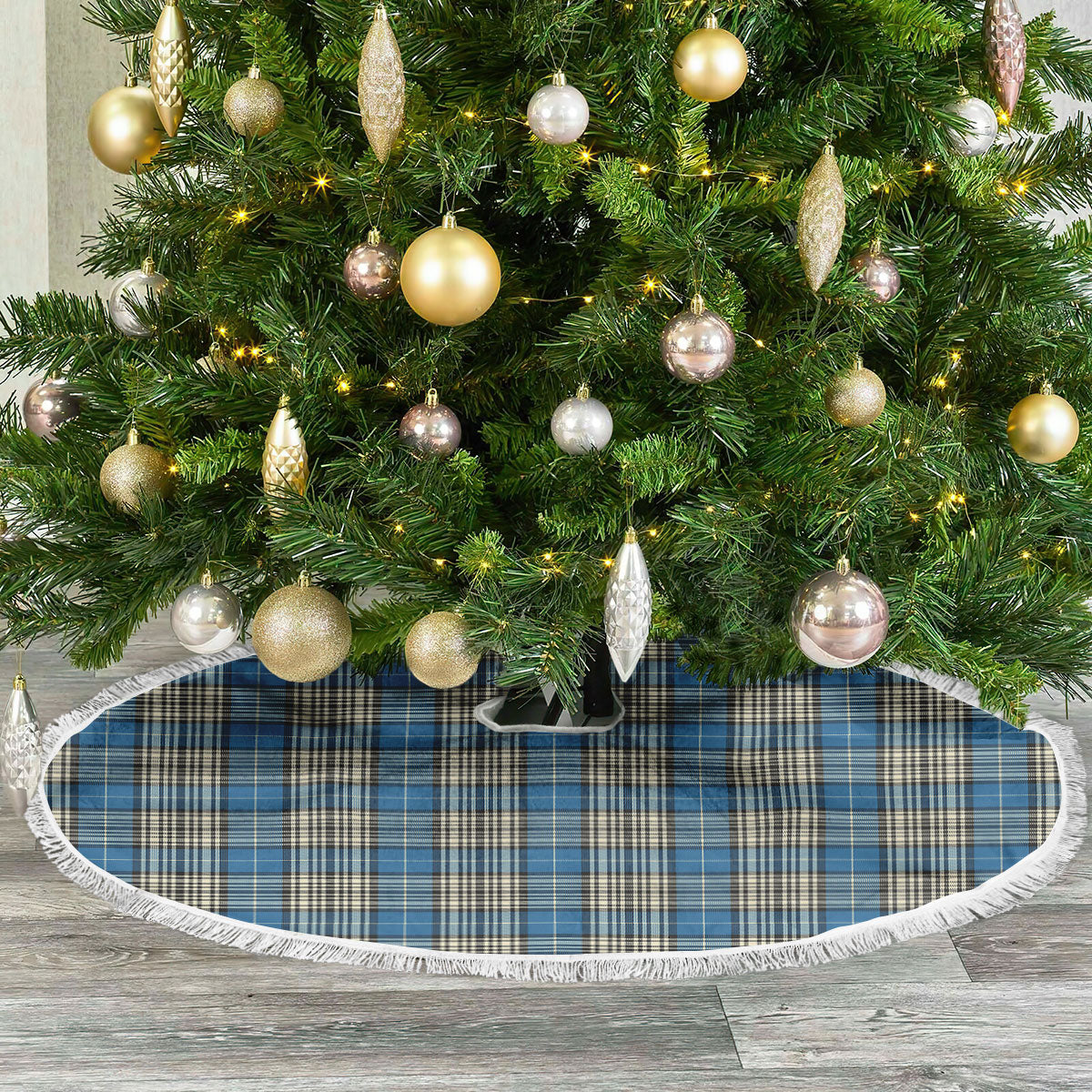 Clan Napier Ancient Tartan Christmas Tree Skirt JF94 Napier Ancient Tartan Tartan Christmas   