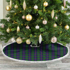 Clan Shaw Modern Tartan Christmas Tree Skirt QW58 Shaw Modern Tartan Tartan Christmas   