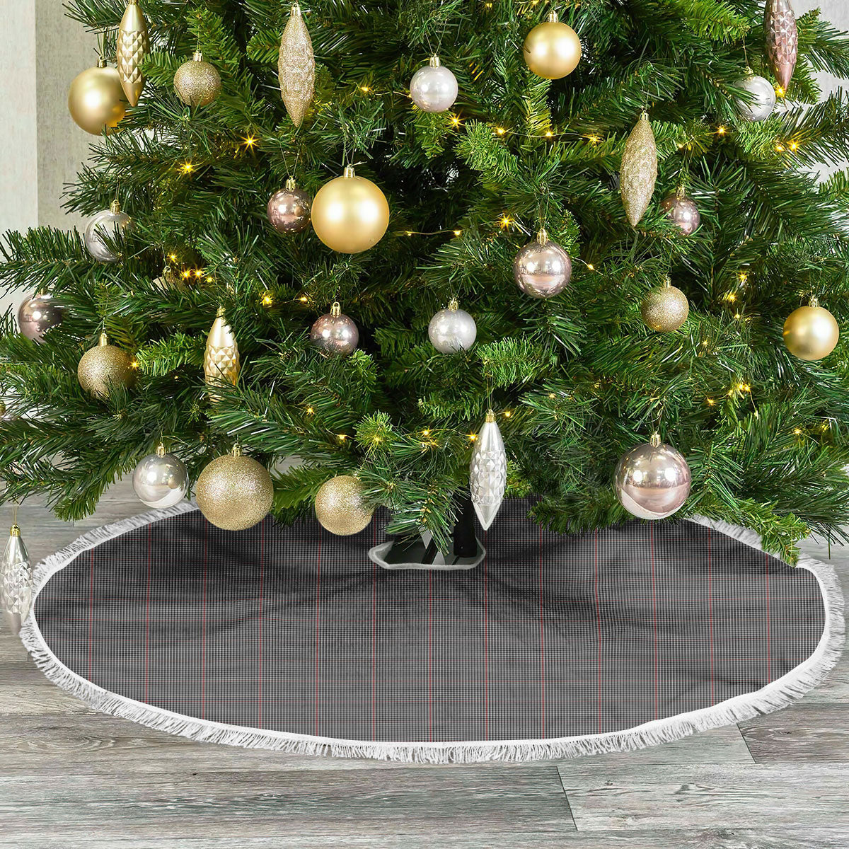 Clan Shepherd Tartan Christmas Tree Skirt VU52 Shepherd Tartan Tartan Christmas   