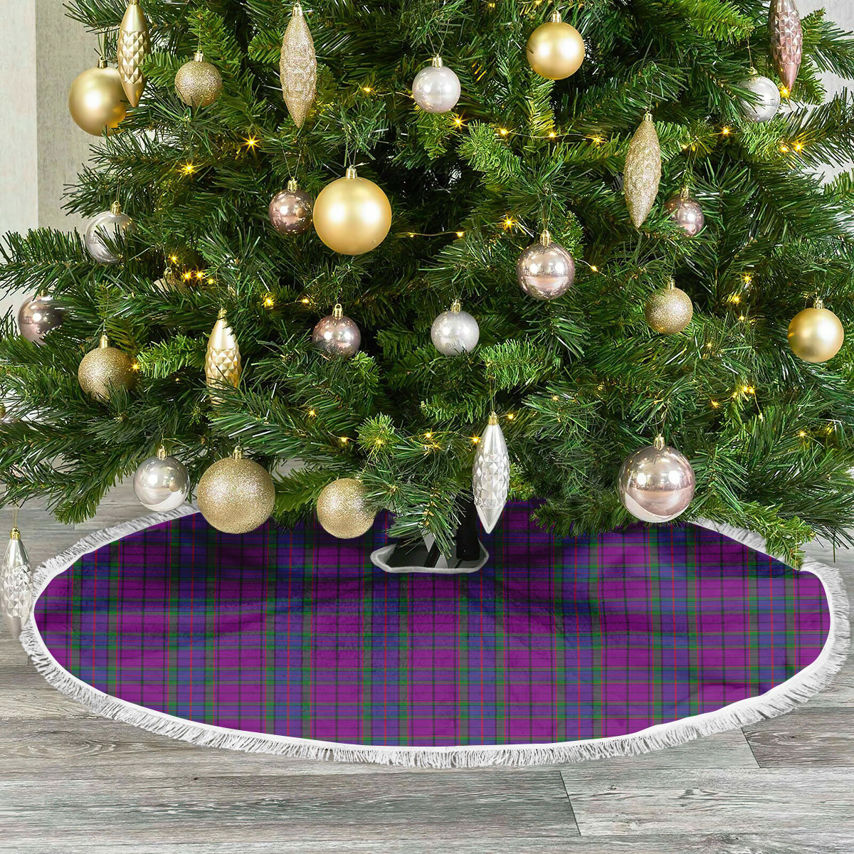 Clan Wardlaw Modern Tartan Christmas Tree Skirt OG86 Wardlaw Modern Tartan Tartan Christmas   