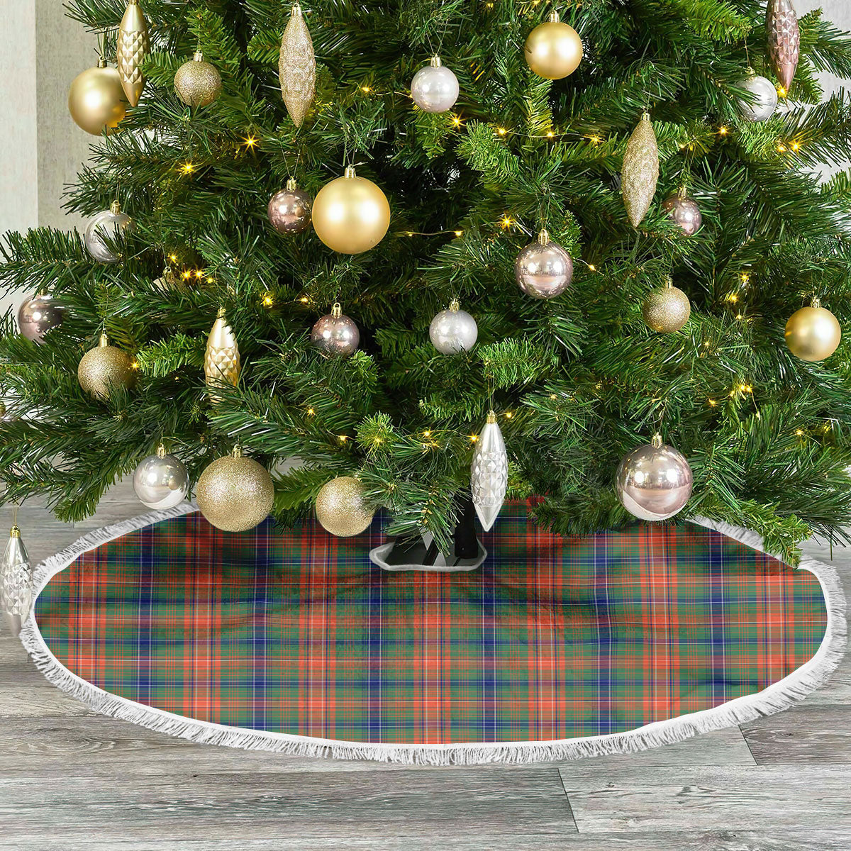 Clan Wilson Ancient Tartan Christmas Tree Skirt AJ12 Wilson Ancient Tartan Tartan Christmas   