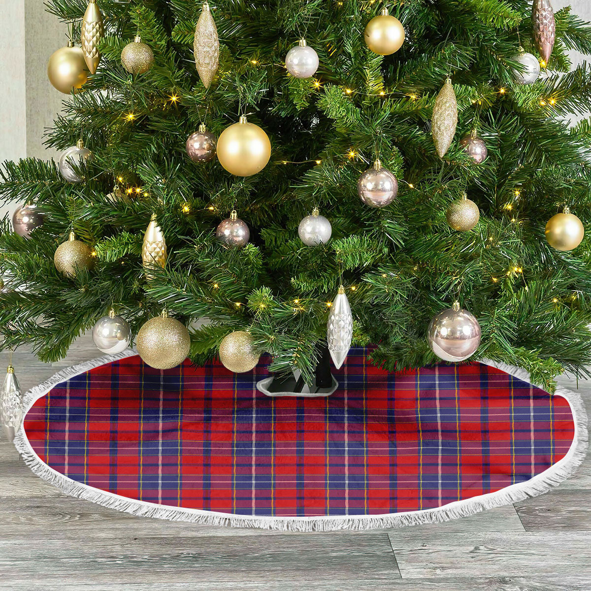 Clan Wishart Dress Tartan Christmas Tree Skirt UK45 Wishart Dress Tartan Tartan Christmas   