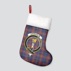 Clan Chisholm Hunting Modern Tartan Crest Christmas Stocking TH39 Chisholm Hunting Modern Tartan Tartan Stocking   