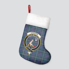 Clan Cooper Ancient Tartan Crest Christmas Stocking PL87 Cooper Ancient Tartan Tartan Stocking   