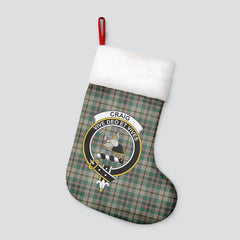 Clan Craig Ancient Tartan Crest Christmas Stocking DM65 Craig Ancient Tartan Tartan Stocking   