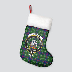 Clan Duncan Modern Tartan Crest Christmas Stocking MU85 Duncan Modern Tartan Tartan Stocking   