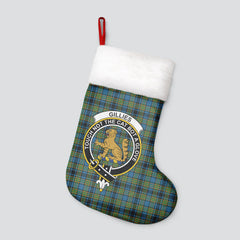 Clan Gillies Ancient Tartan Crest Christmas Stocking LT43 Gillies Ancient Tartan Tartan Stocking   