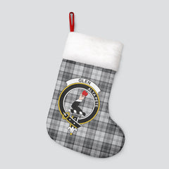 Clan Glen Tartan Crest Christmas Stocking DB52 Glen Tartan Tartan Stocking   