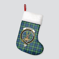 Clan Gordon Ancient Tartan Crest Christmas Stocking TP53 Gordon Ancient Tartan Tartan Stocking   