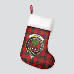 Clan Hogg Tartan Crest Christmas Stocking UN72 Hogg Tartan Tartan Stocking   