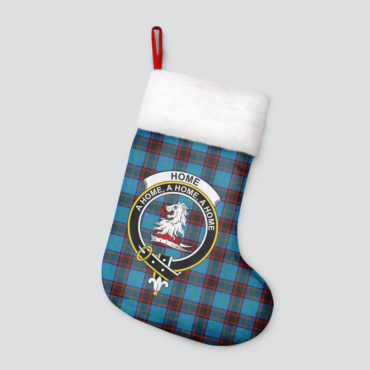 Clan Home Ancient Tartan Crest Christmas Stocking HX32 Home Ancient Tartan Tartan Stocking   