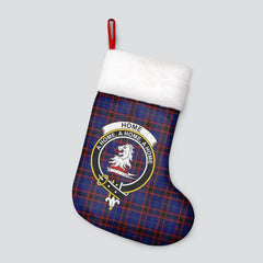 Clan Home Modern Tartan Crest Christmas Stocking IY10 Home Modern Tartan Tartan Stocking   