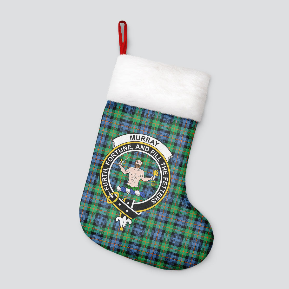 Clan Murray of Atholl Ancient Tartan Crest Christmas Stocking AN86 Murray of Atholl Ancient Tartan Tartan Stocking   