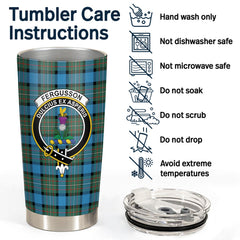 Clan Fergusson Ancient Tartan Crest Tumbler LY84 Clan Fergusson Tartan Today   