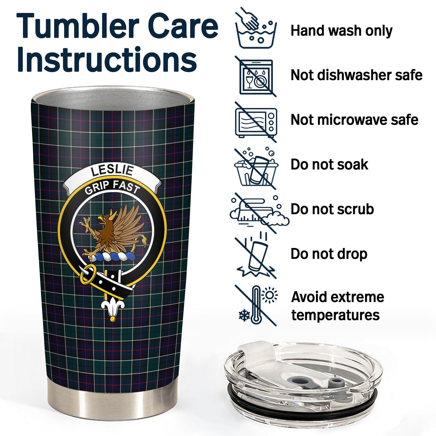 Clan Leslie Hunting Modern Tartan Crest Tumbler XX87 Clan Leslie Tartan Today   