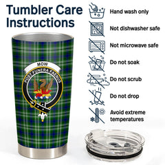 Clan Mow Tartan Crest Tumbler VP41 Clan Mow Tartan Today   