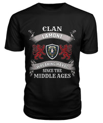 Clan Lamont Family Tartan 2D T-ShirtXU92 Lamont Tartan 2D T-Shirt Tartan T-Shirt Black S Lamont Tartan 2D T-Shirt