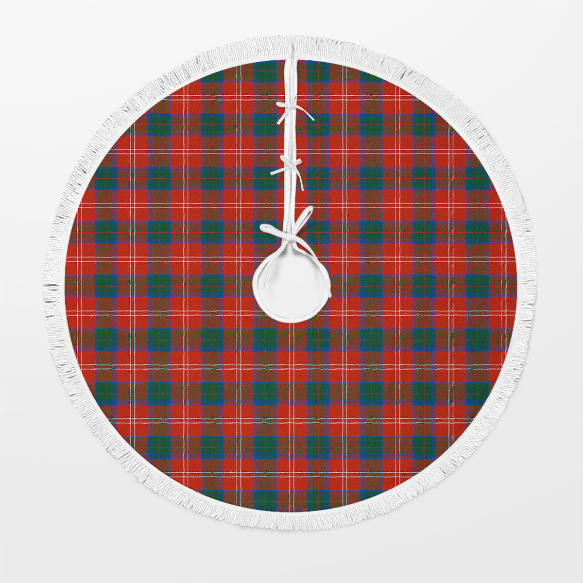 Clan Chisholm Ancient Tartan Christmas Tree Skirt DR45 Chisholm Ancient Tartan Tartan Christmas   