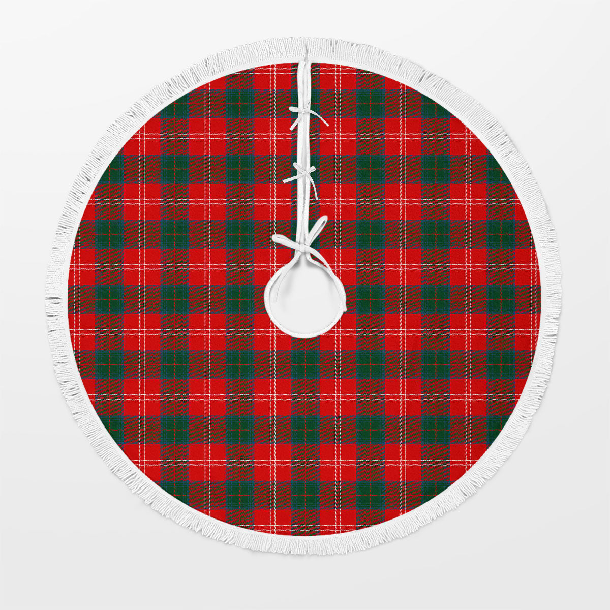 Clan Chisholm Modern Tartan Christmas Tree Skirt NX45 Chisholm Modern Tartan Tartan Christmas   