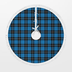 Clan Ramsay Blue Ancient Tartan Christmas Tree Skirt KB59 Ramsay Blue Ancient Tartan Tartan Christmas   