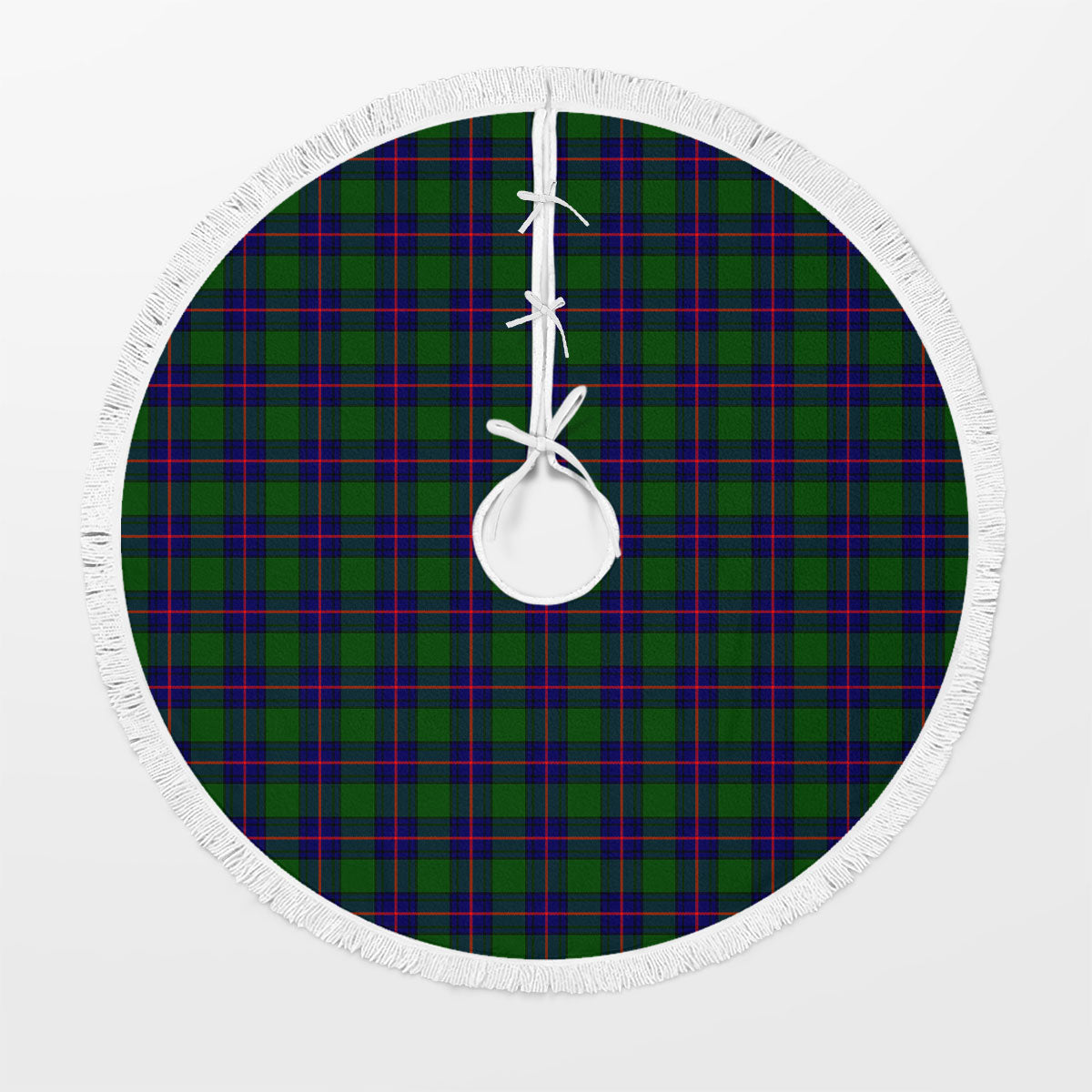 Clan Shaw Modern Tartan Christmas Tree Skirt QW58 Shaw Modern Tartan Tartan Christmas   