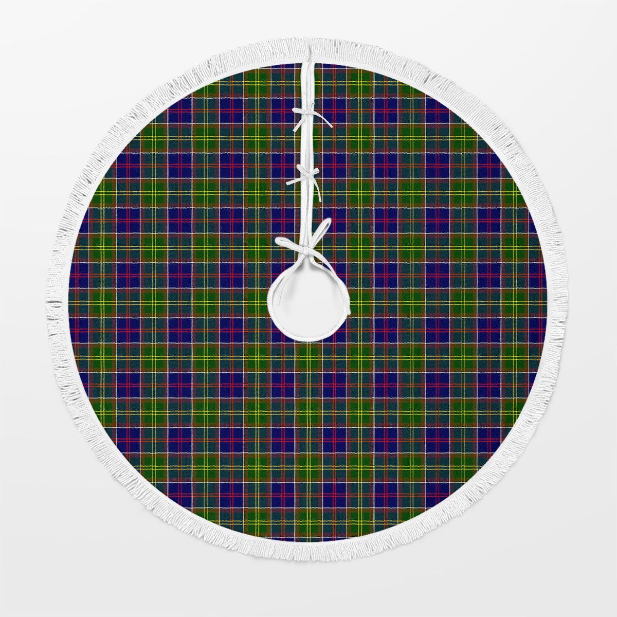 Clan Whitelaw Tartan Christmas Tree Skirt GO34 Whitelaw Tartan Tartan Christmas   