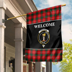 Clan Chisholm Tartan Crest Black Garden Flag UH36 Clan Chisholm Tartan Today   