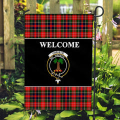 Clan Christie Tartan Crest Black Garden Flag JO85 Clan Christie Tartan Today   