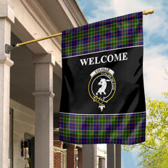 Clan Colville Tartan Crest Black Garden Flag NN80 Clan Colville Tartan Today   