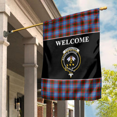 Clan Congilton Tartan Crest Black Garden Flag VE23 Clan Hall Tartan Today   