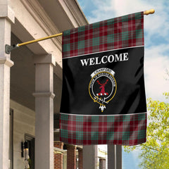 Clan Crawford Tartan Crest Black Garden Flag TI51 Clan Crawford Tartan Today   