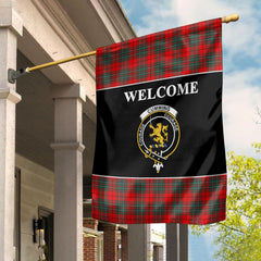 Clan Cumming Tartan Crest Black Garden Flag SE47 Clan Cumming Tartan Today   