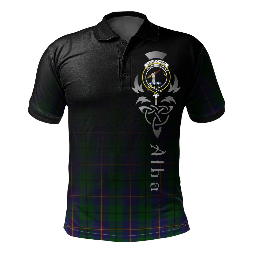 Clan Carmichael Tartan Polo Shirt - Alba Celtic Style PC86 Carmichael Tartan Tartan Polo   