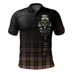 Clan Carnegie Dress Tartan Polo Shirt - Alba Celtic Style CX41 Carnegie Dress Tartan Tartan Polo   