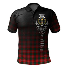 Clan Chisholm Modern Tartan Polo Shirt - Alba Celtic Style VT94 Chisholm Modern Tartan Tartan Polo   