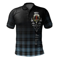 Clan Clark Ancient Tartan Polo Shirt - Alba Celtic Style EP69 Clark Ancient Tartan Tartan Polo   