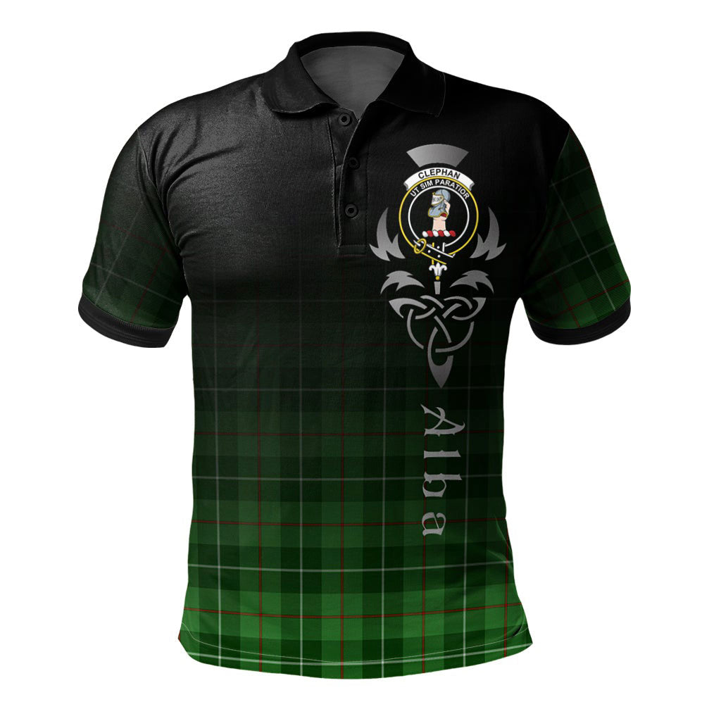 Clan Clephan Tartan Polo Shirt - Alba Celtic Style SU44 Clephan Tartan Tartan Polo   