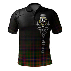 Clan Cochrane Modern Tartan Polo Shirt - Alba Celtic Style QE58 Cochrane Modern Tartan Tartan Polo   