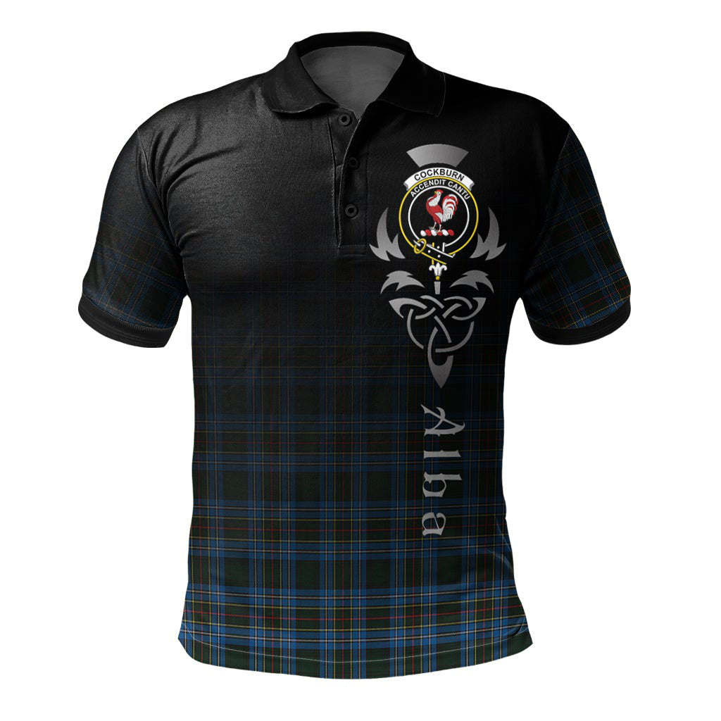 Clan Cockburn Modern Tartan Polo Shirt - Alba Celtic Style LN51 Cockburn Modern Tartan Tartan Polo   