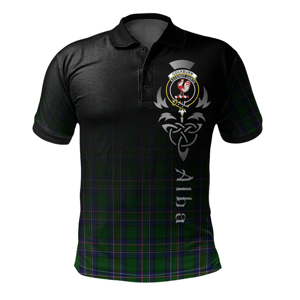 Clan Cockburn Old Tartan Polo Shirt - Alba Celtic Style RF50 Cockburn Old Tartan Tartan Polo   