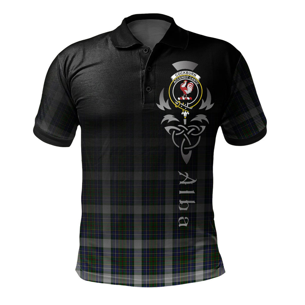 Clan Cockburn of Ormiston Dress Tartan Polo Shirt - Alba Celtic Style EQ95 Cockburn of Ormiston Dress Tartan Tartan Polo   