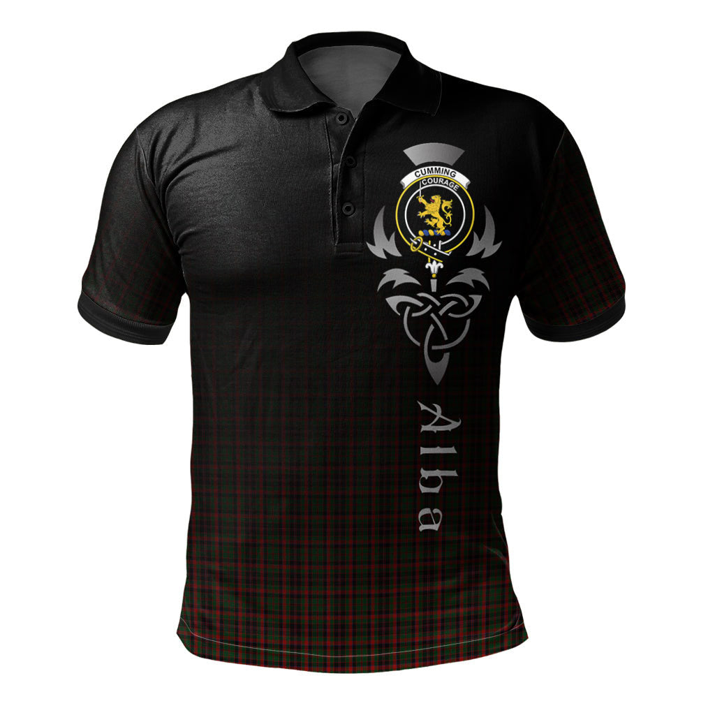 Clan Cumming Comyn Buchan Tartan Polo Shirt - Alba Celtic Style CW88 Cumming Comyn Buchan Tartan Tartan Polo   