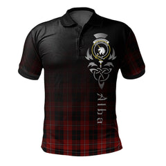 Clan Cunningham 02 Tartan Polo Shirt - Alba Celtic Style MU55 Cunningham 02 Tartan Tartan Polo   