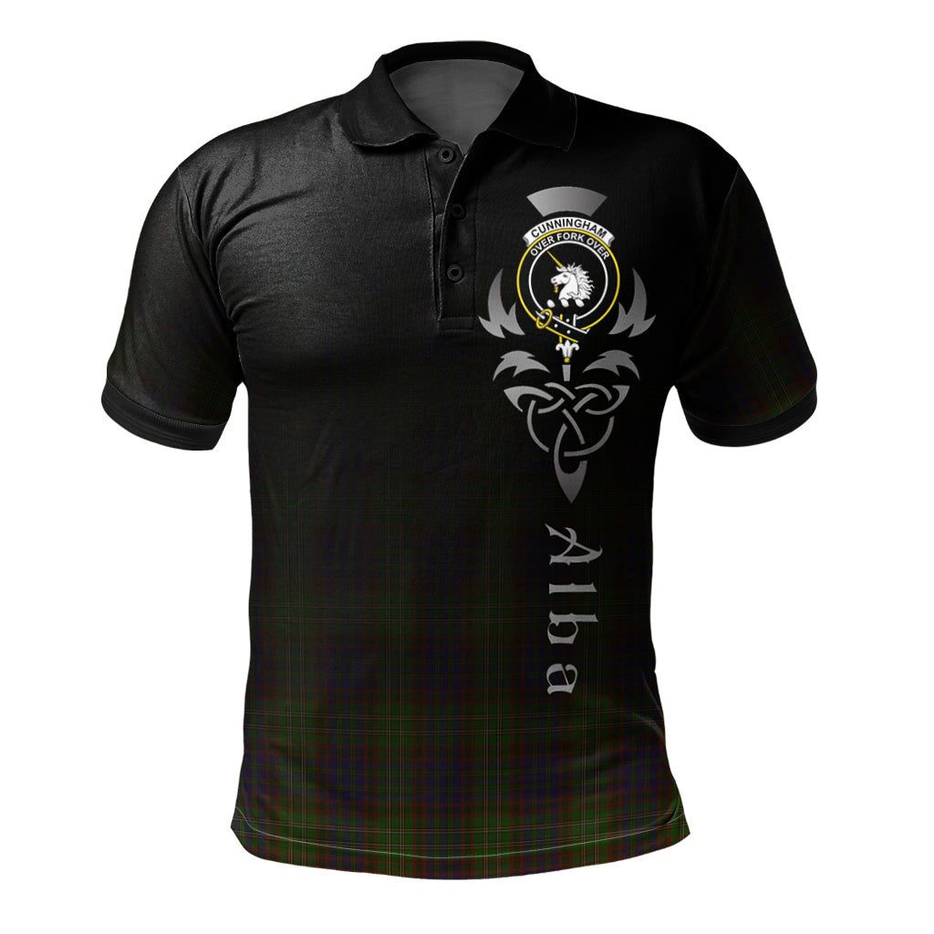 Clan Cunningham Hunting Modern Tartan Polo Shirt - Alba Celtic Style QK52 Cunningham Hunting Modern Tartan Tartan Polo   