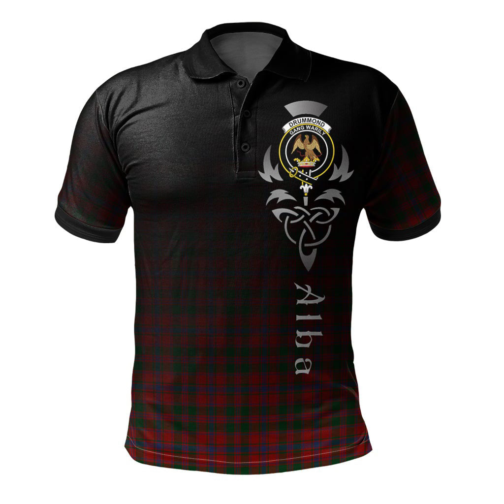 Clan Drummond 02 Tartan Polo Shirt - Alba Celtic Style JO88 Drummond 02 Tartan Tartan Polo   