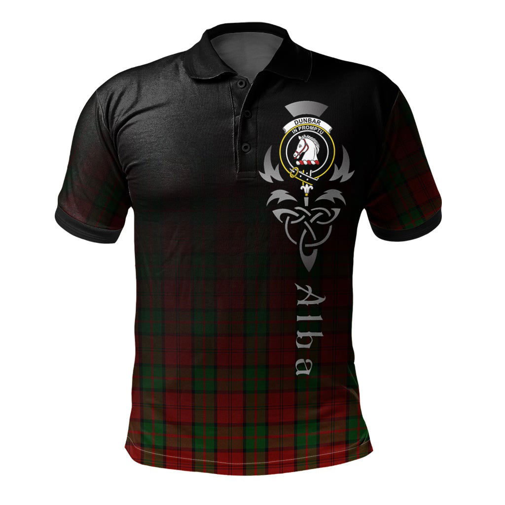 Clan Dunbar Tartan Polo Shirt - Alba Celtic Style TD86 Dunbar Tartan Tartan Polo   