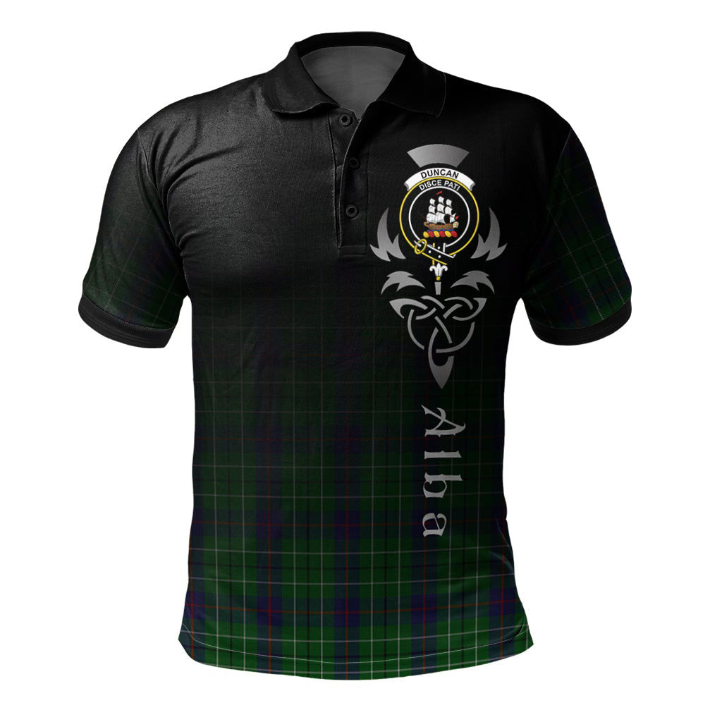 Clan Duncan Tartan Polo Shirt - Alba Celtic Style QD57 Duncan Tartan Tartan Polo   